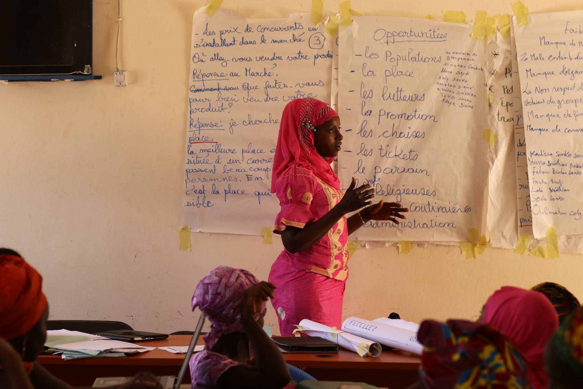 Renforcement des capacités des femmes